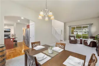 Dining and Living Room area