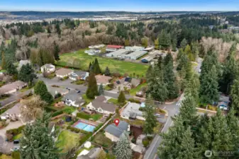 Tucked away on quiet Scenic Hill, just down the block from the elementary school.