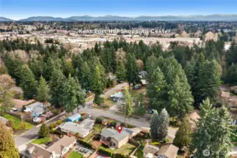 Easy access to Kent East Hill's Shopping Center featuring Target & Home Depot.