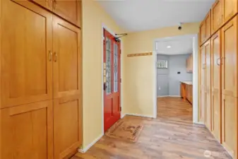 Mudroom-style entry with storage and functionality—perfect for Pacific Northwest living.
