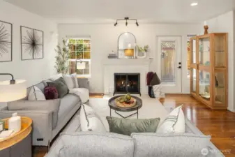 Hardwood Floors, Gas Fireplace