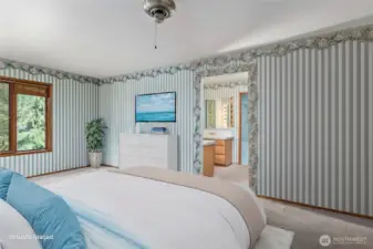 Primary Bedroom - Staged