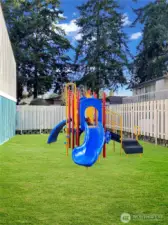 Children's playground for public use right next to your unit.