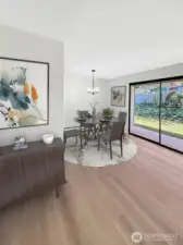 Dining area.