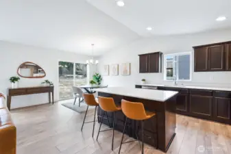 Photographs are for illustrative purposes only. Features, finishes, interior/exterior colors, landscaping and floorplan shown may vary from actual homes built.