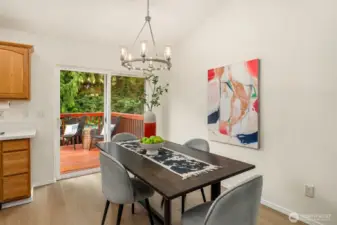 Plenty of space for a large table