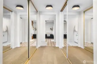 Closet space galore