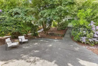 Entry courtyard