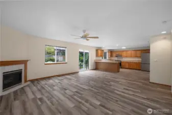 With so much room, there are multiple places to gather and entertain or to find a quiet spot alone.