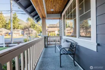 Covered front porch. Pictures depict a previously built home similar to the home going to be built on this lot. Floor plans, Elevations, colors, upgrades & materials may be different.