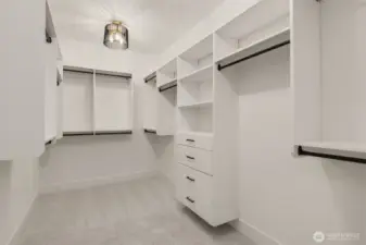 2 Primary bedroom walk-in closets