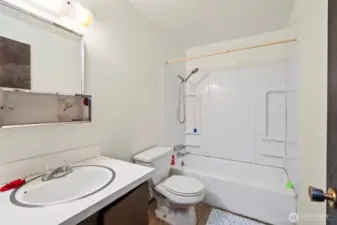 Shared bathroom.