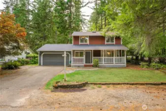 Lots of parking- 2 car garage, driveway and off street available