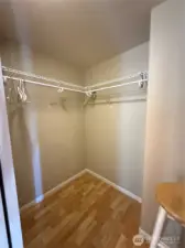 Huge closet in this room. Walk in.