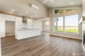 Open & bright living/kitchen.   Pic for reference of like unit. 552 Northview is under construction.