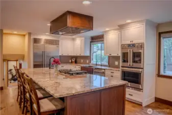 Dual oven & sub zero fridge!