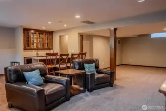 Large rec room down!