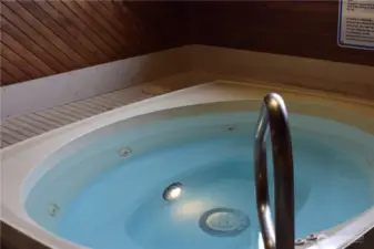Hot tub too!