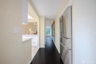 Looking down hall from front door