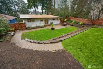 Backyard top terrace