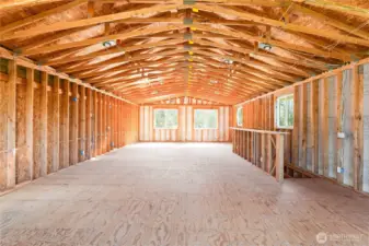 Wow! Here it is, 1,100 square feet wired and ready for whatever you can imagine!