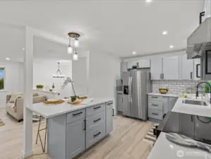 Brand new SS appliances.