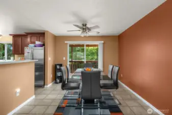 Formal dining space