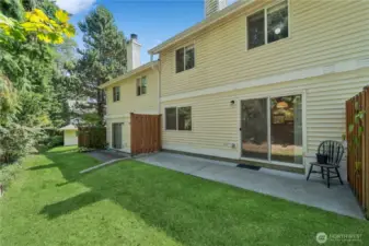 View of patio/back of home