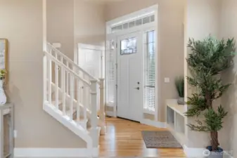 Front Foyer Lots of Light Storage Space and Coat Closet