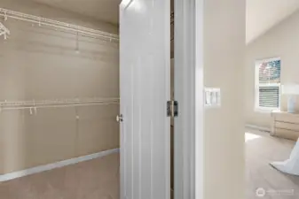 Master bedroom closet