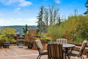 Greenbelt on back side of lot and territorial views!  So peaceful.