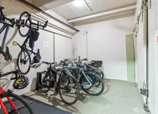 Designated Bike Storage!