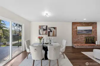 Dining and Slider to Deck