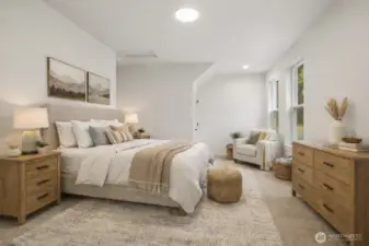 Photos, plans and elevations may be examples representing the community, community  amenities, homes or artist’s renderings that may not accurately represent the actual  condition of a homesite or home as constructed, and may also contain options and  upgrades which are not included in the sale. Trailside Homes reserves the right to make  changes to floor plans, specifications, dimensions, design and elevations without prior  notice. Stated dimensions and square footage, if applicable, are estimated and should  not be used as representations of the home’s actual size