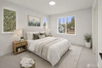 Photos, plans and elevations may be examples representing the community, community  amenities, homes or artist’s renderings that may not accurately represent the actual  condition of a homesite or home as constructed, and may also contain options and  upgrades which are not included in the sale. Trailside Homes reserves the right to make  changes to floor plans, specifications, dimensions, design and elevations without prior  notice. Stated dimensions and square footage, if applicable, are estimated and should  not be used as representations of the home’s actual size