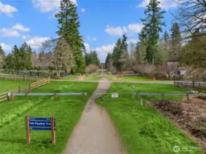 Access to acres of trails, a very special opportunity!