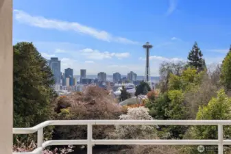 Truly the best views of Seattle from your balcony.