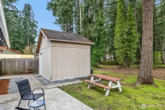 Large storage shead with loft, perfect for all your projects