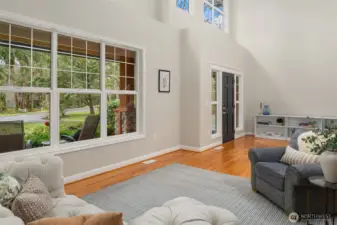 Natural light pours in, highlighting the home's thoughtful design.