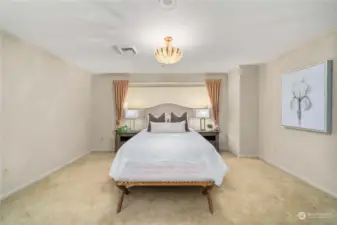 Guest Bedroom is off main hallway and provides privacy for primary bedroom.