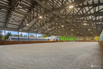 200'x70' Indoor arena with GGT footing