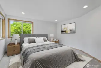 Virtually staged to show an example of how the space could be used.