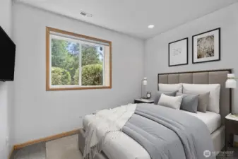 Virtually staged to show an example of how the space could be used.