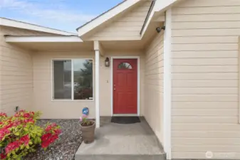 Front entry.