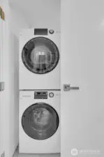 Laundry with front load washer & dryer - 8042 19th Ave NW, Seattle, WA 98117