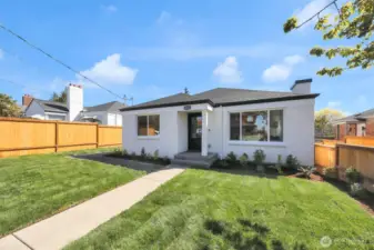 Home sits on large 3,164 sq. ft. 1 car garage accessed via alley & driveway parking- 8042 19th Ave NW, Seattle, WA 98117
