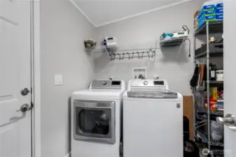 View of utility room from kitchen