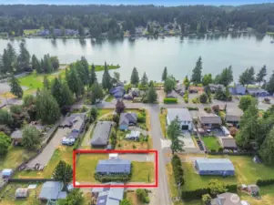 Home outlined in red