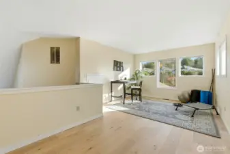 Loft space for office/exercise