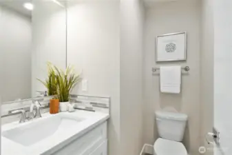 Bathroom off the main living space